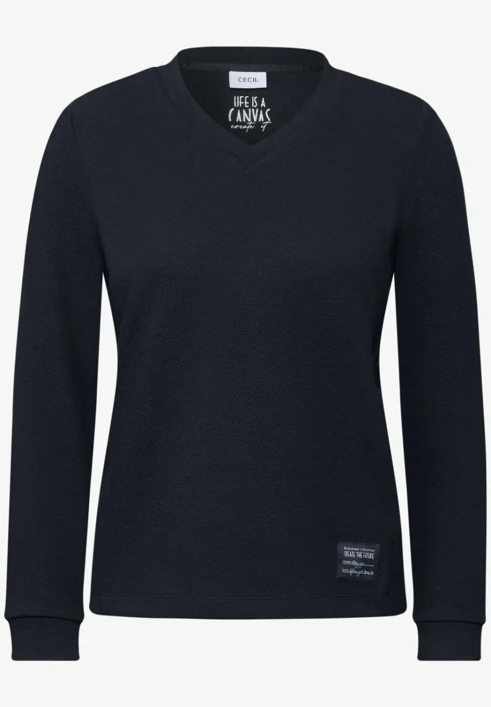 Shirt mit V-Neck