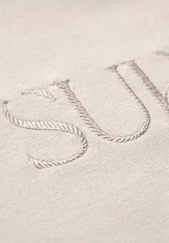 Shirt mit Wording-Stickerei