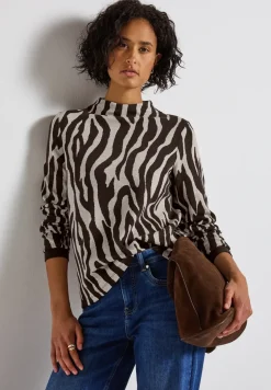 Shirt mit Zebra Print