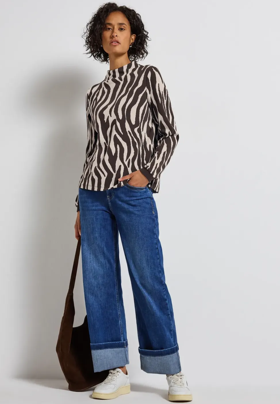 Shirt mit Zebra Print
