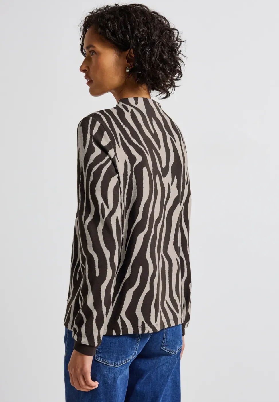 Shirt mit Zebra Print