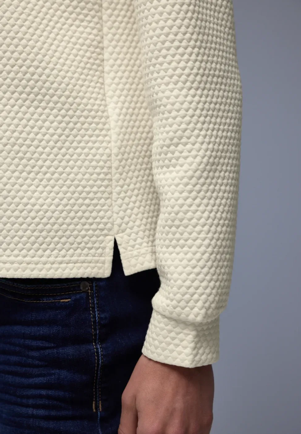 Shirt mit Zipper