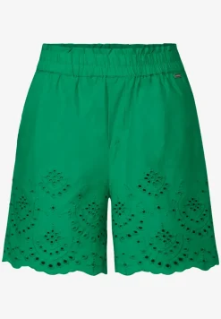 Shorts mit Stickerei