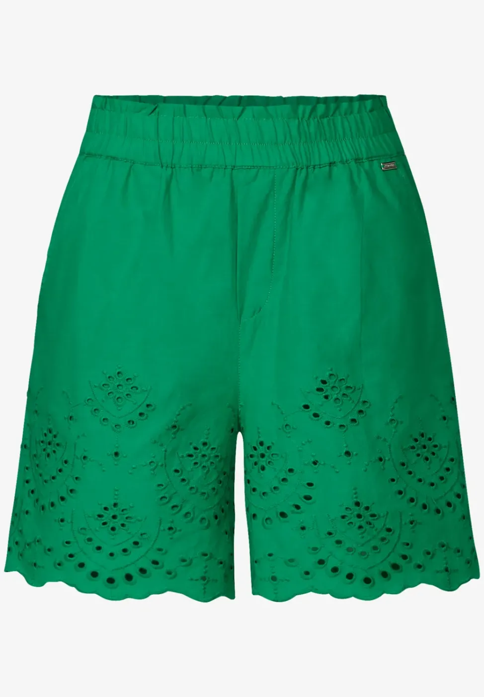 Shorts mit Stickerei