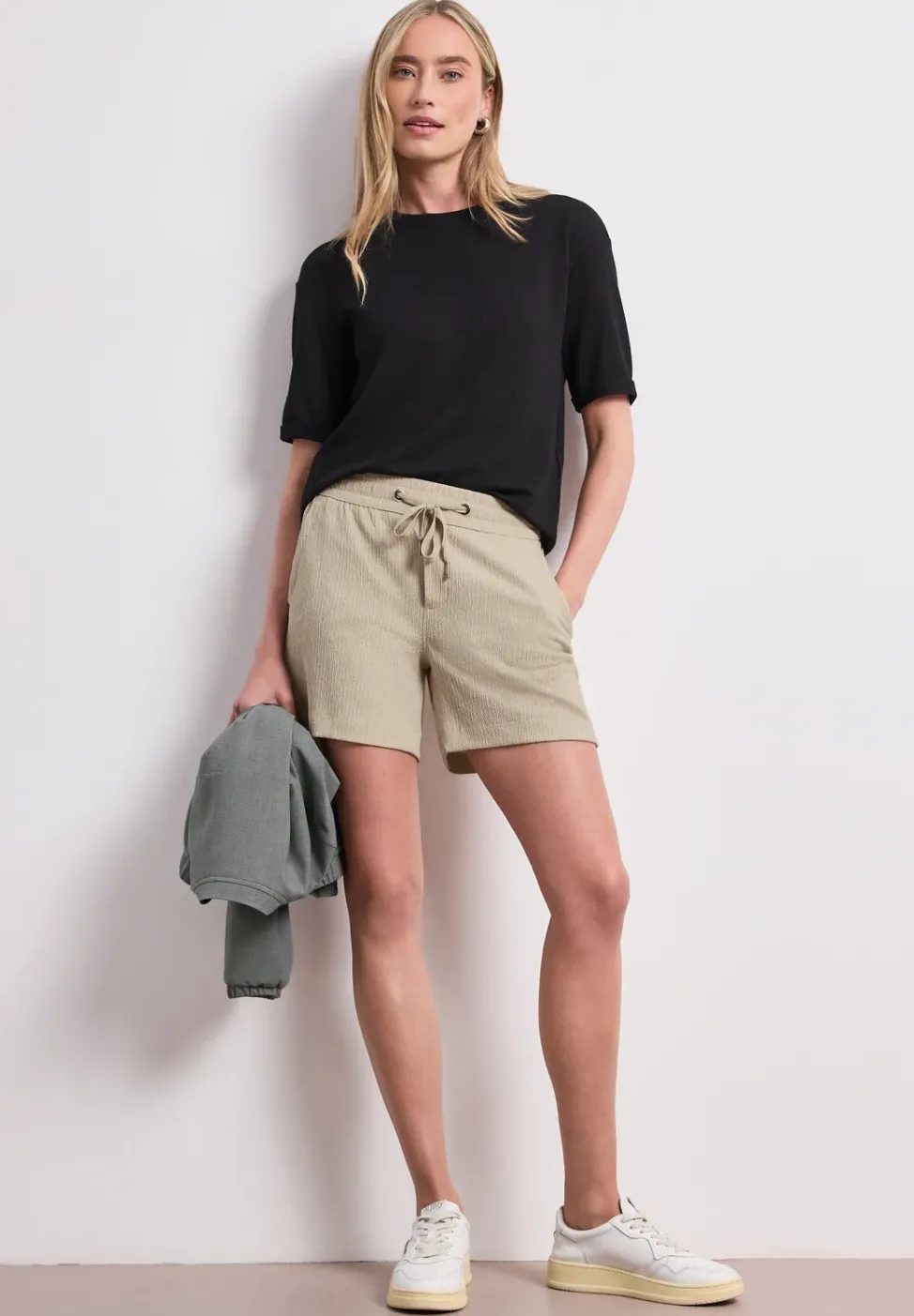 Shorts mit Struktur im Loose Fit