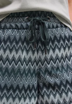 Shorts mit Zick-Zack Muster