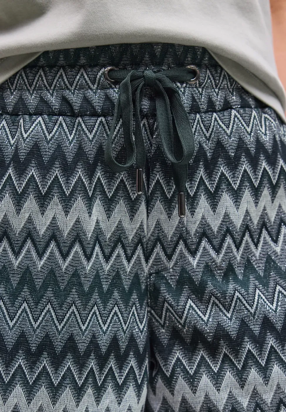 Shorts mit Zick-Zack Muster
