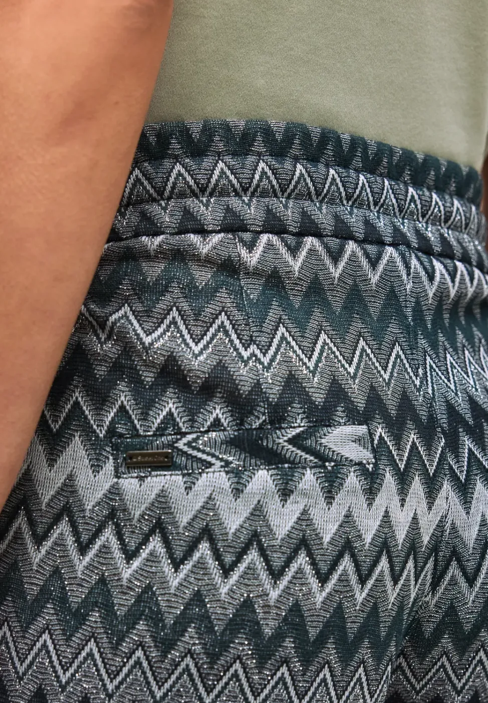Shorts mit Zick-Zack Muster