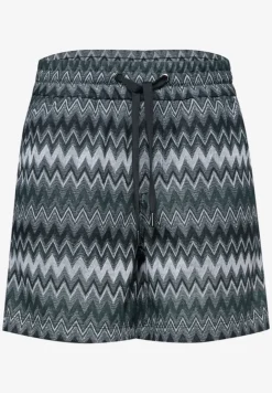 Shorts mit Zick-Zack Muster