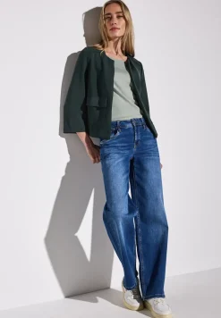 Silk-Look Jacke