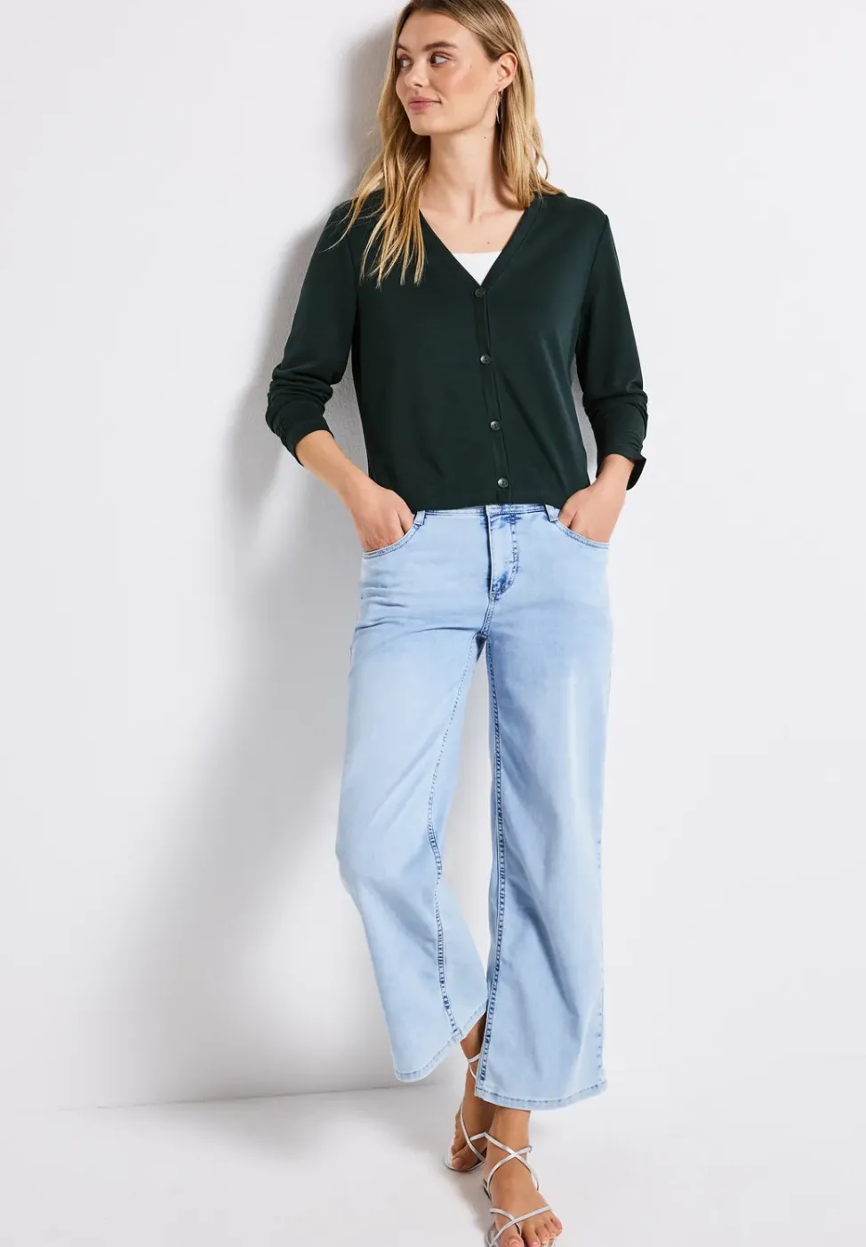 Silk-Look Jacke