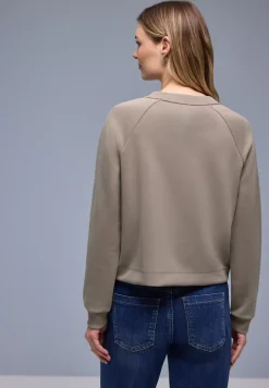 Silk-Look Jacke mit Zipper