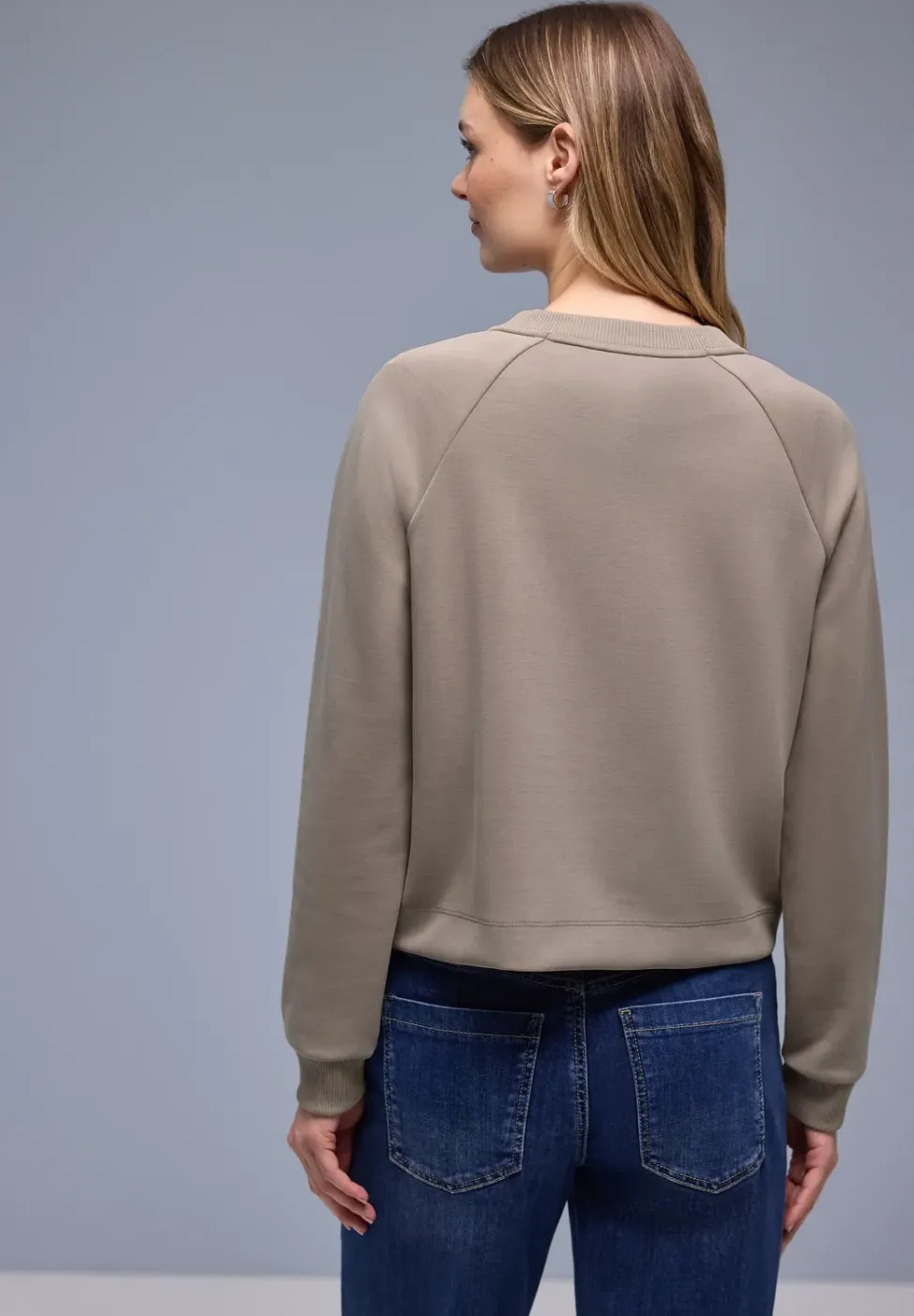 Silk-Look Jacke mit Zipper