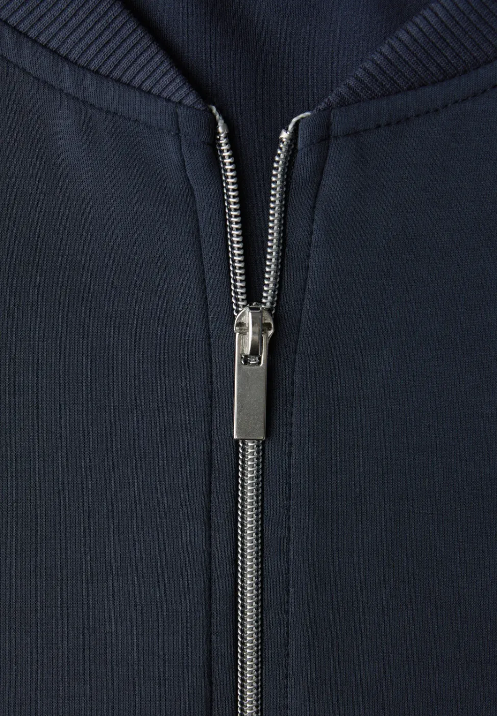 Silk-Look Jacke mit Zipper