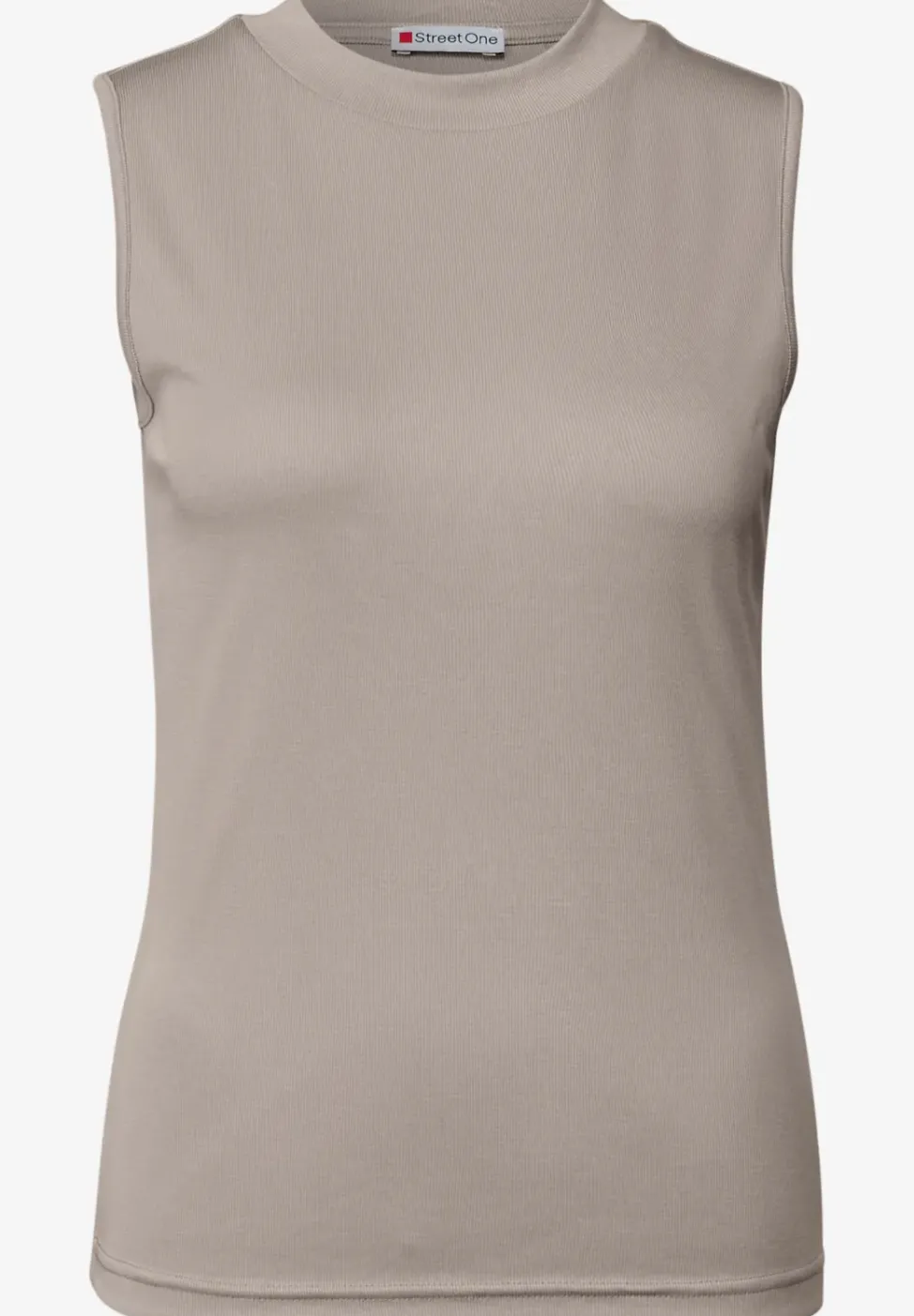 Silk-Look Rippstruktur-Top