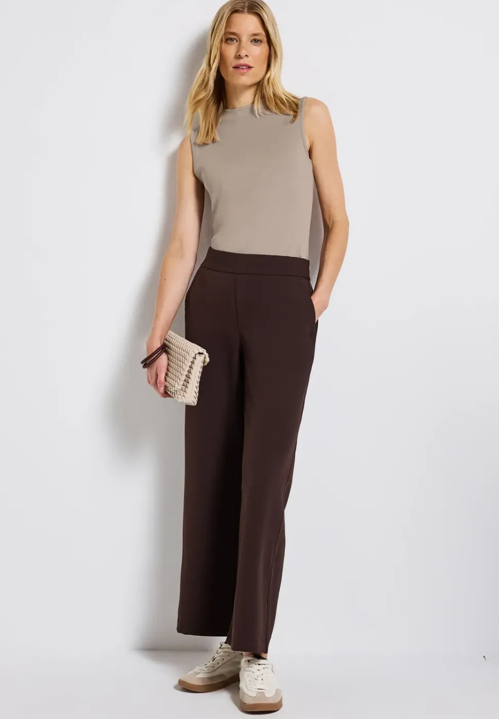 Silk-Look Rippstruktur-Top