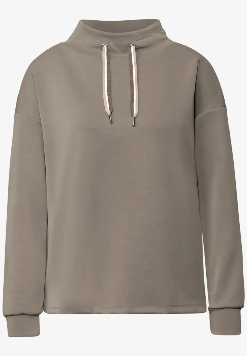 Silk-Look Shirt in Unifarbe