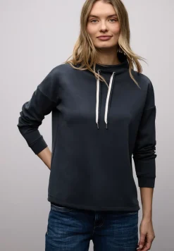 Silk-Look Shirt in Unifarbe