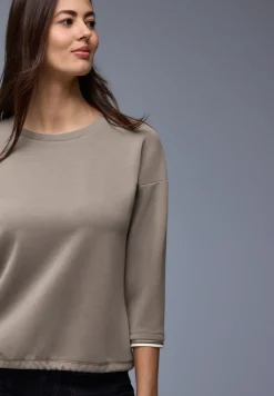Silk-Look Shirt mit Details