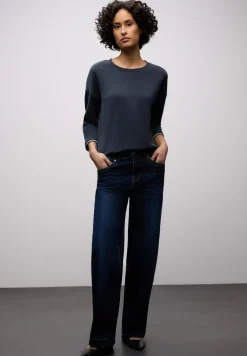 Silk-Look Shirt mit Details