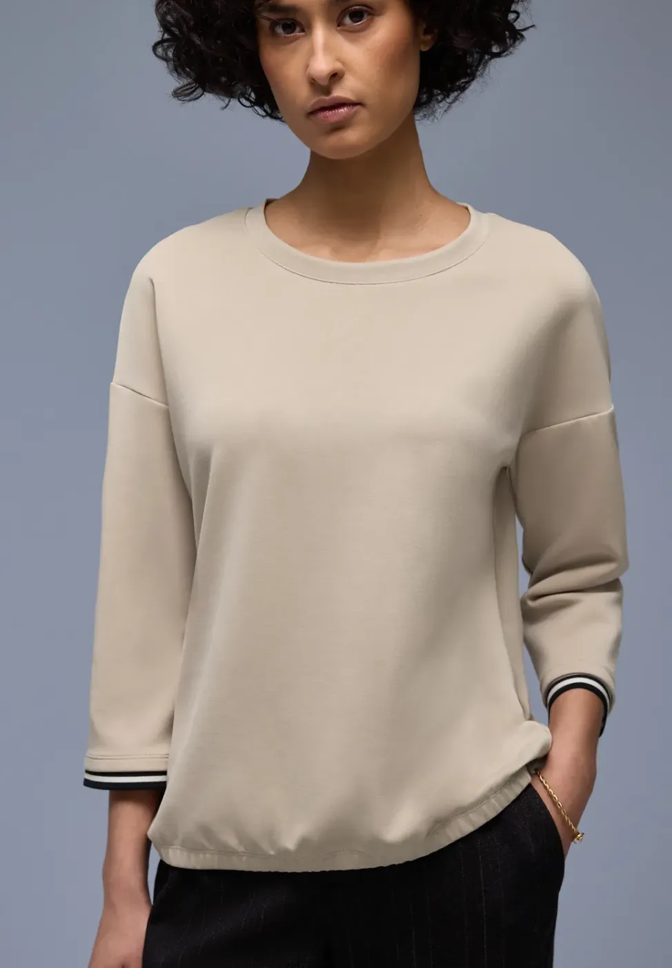 Silk-Look Shirt mit Details