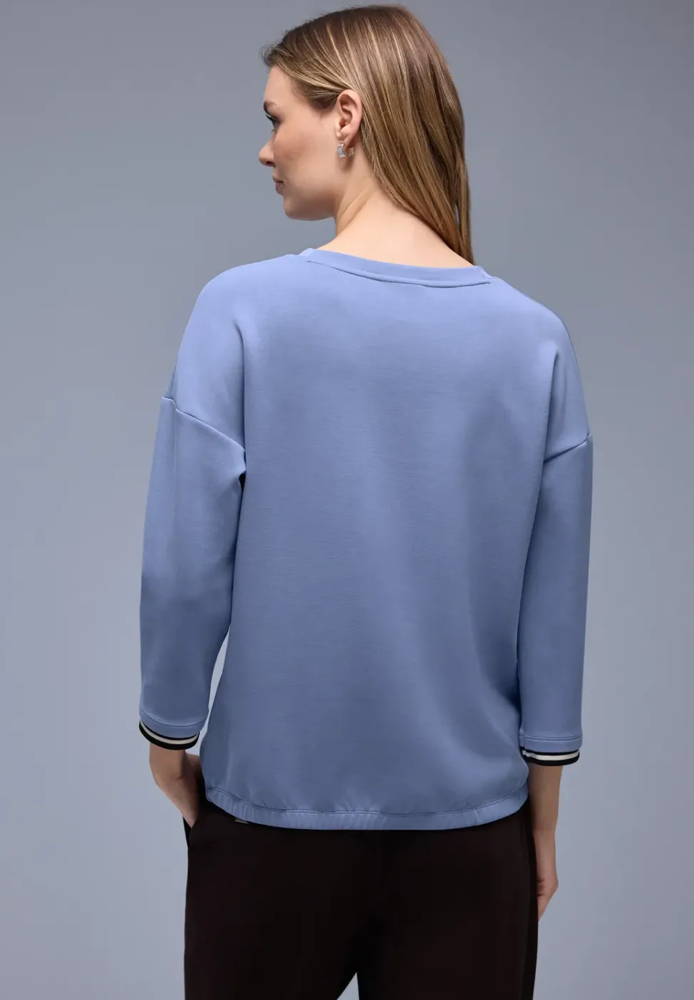 Silk-Look Shirt mit Details