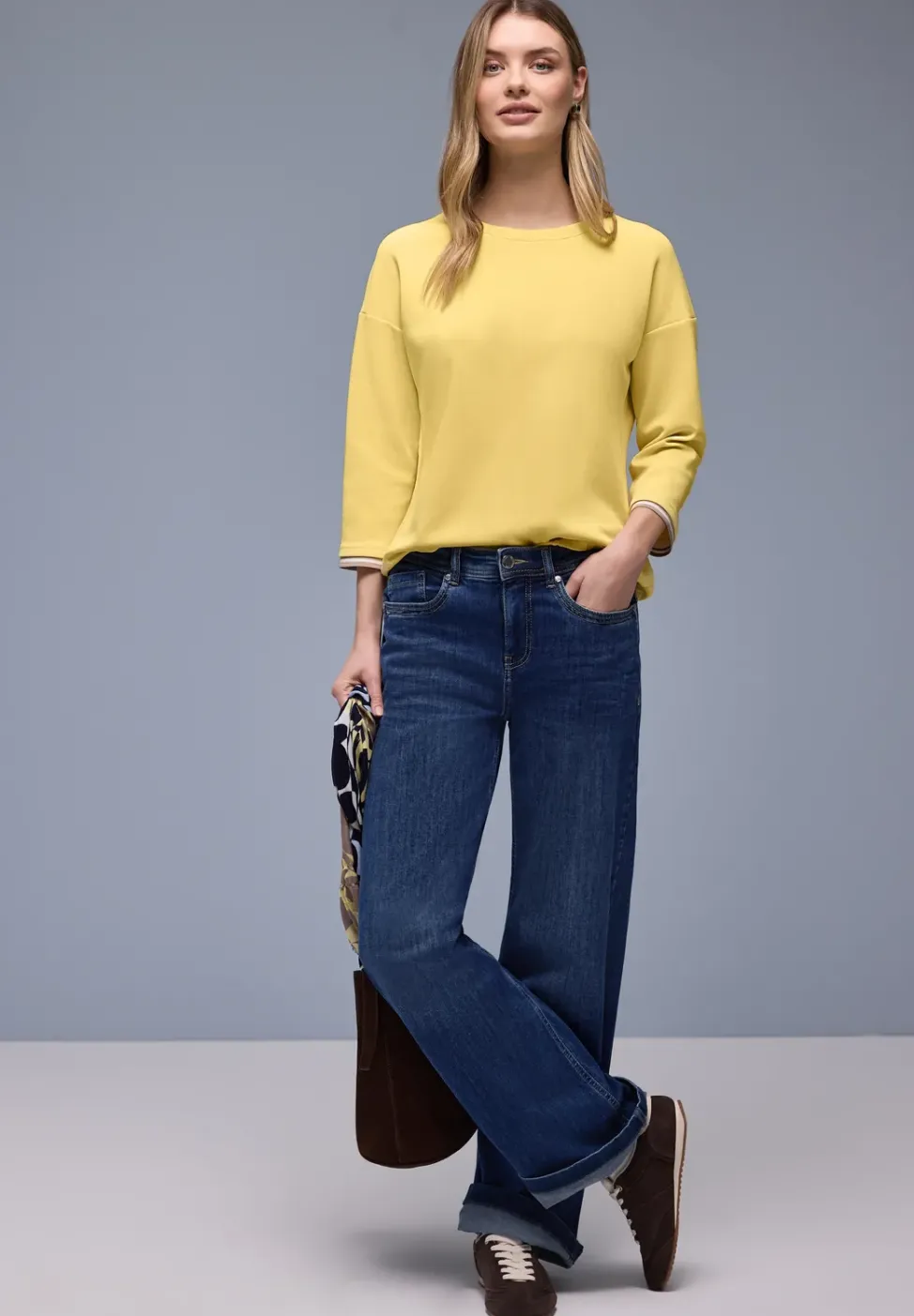 Silk-Look Shirt mit Details