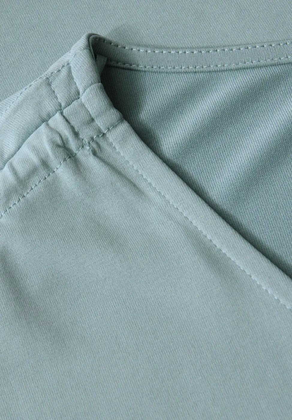 Silk-Look Shirt mit Raffung