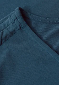 Silk-Look Shirt mit Raffung