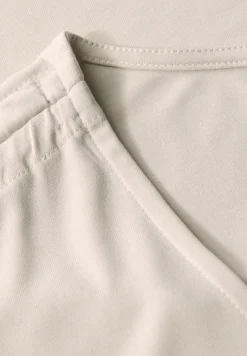 Silk-Look Shirt mit Raffung