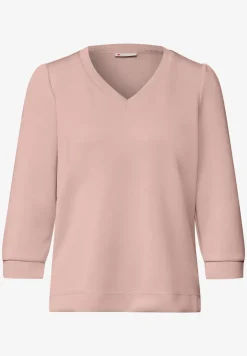 Silk-Look Shirt mit Raffung