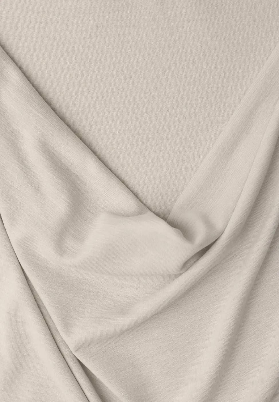 Silk-Look Shirt mit Waterfall-Front