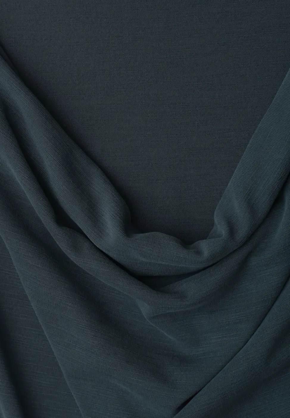 Silk-Look Shirt mit Waterfall-Front