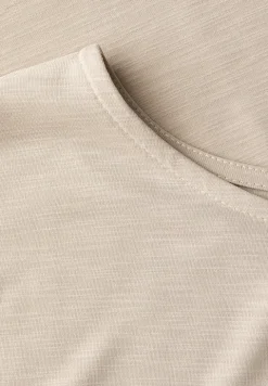 Silk-Look Shirt mit Wording