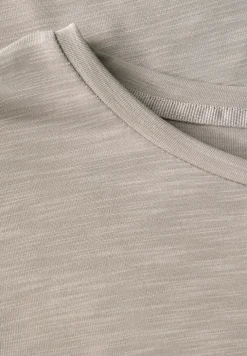 Silk-Look Shirt mit Wording