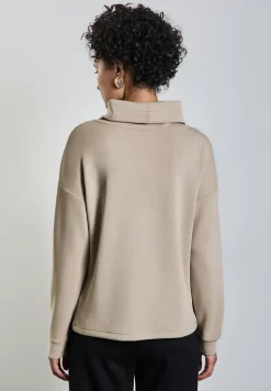 Silk-Look Shirt mit Wording