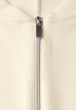 Silk-Look Shirt mit Zipper