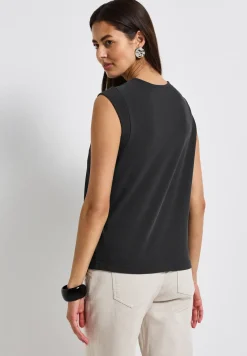 Silk-Look Strukturshirt