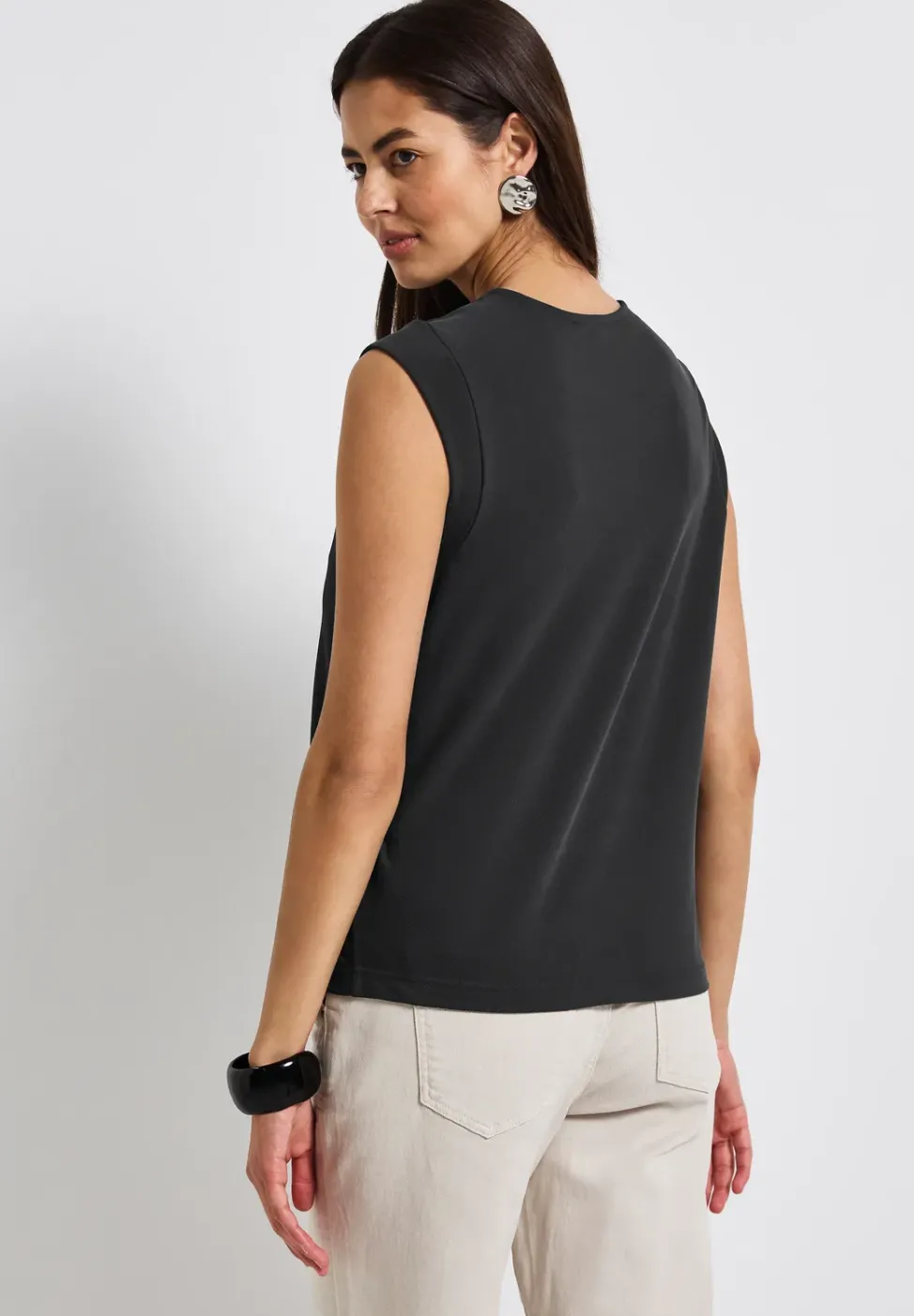 Silk-Look Strukturshirt