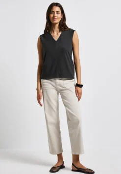 Silk-Look Strukturshirt