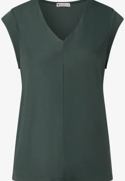 Silk-Look Strukturshirt