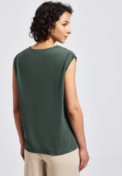 Silk-Look Strukturshirt