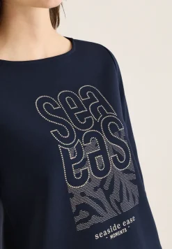Silk-Touch Stickerei Shirt