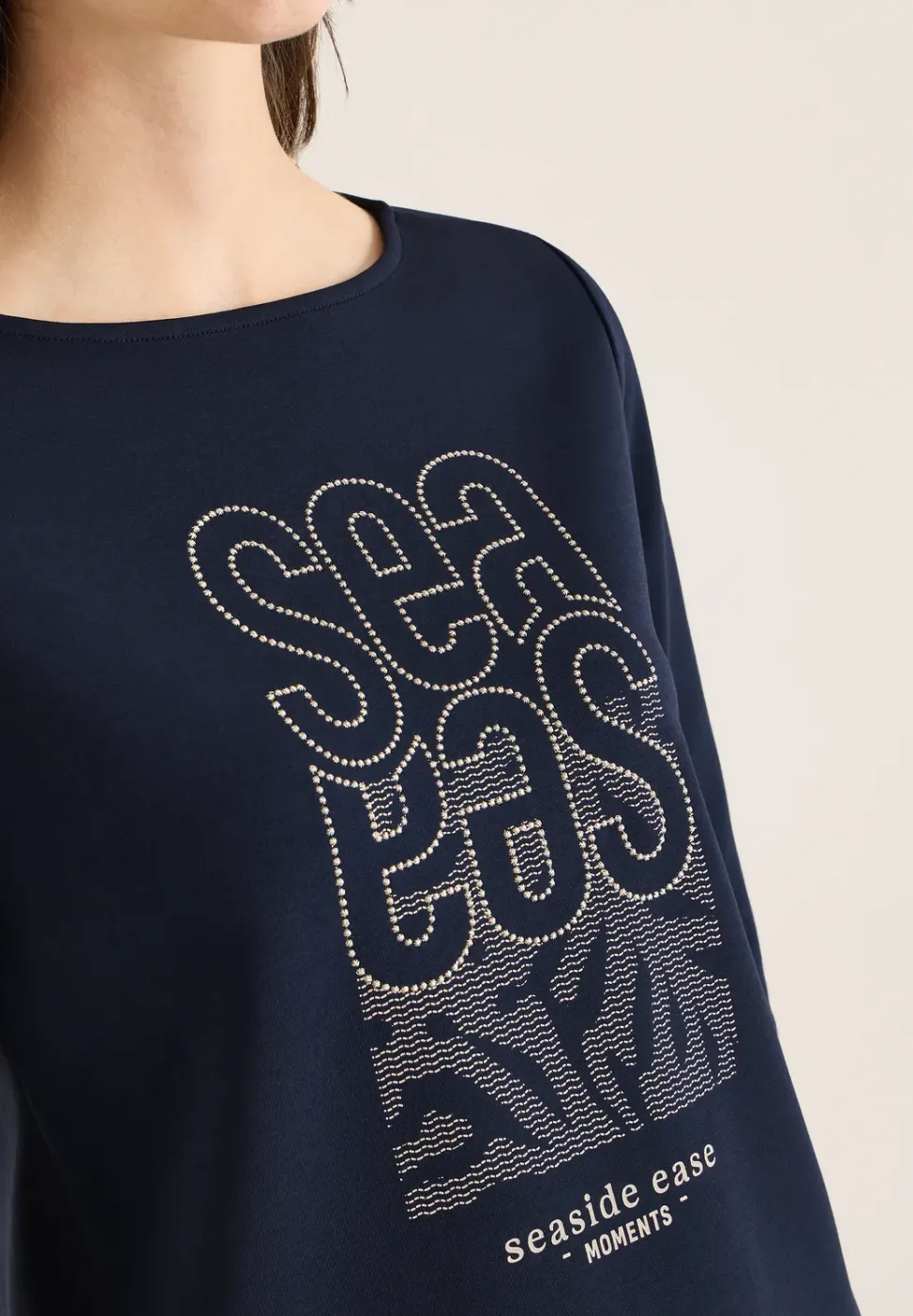 Silk-Touch Stickerei Shirt