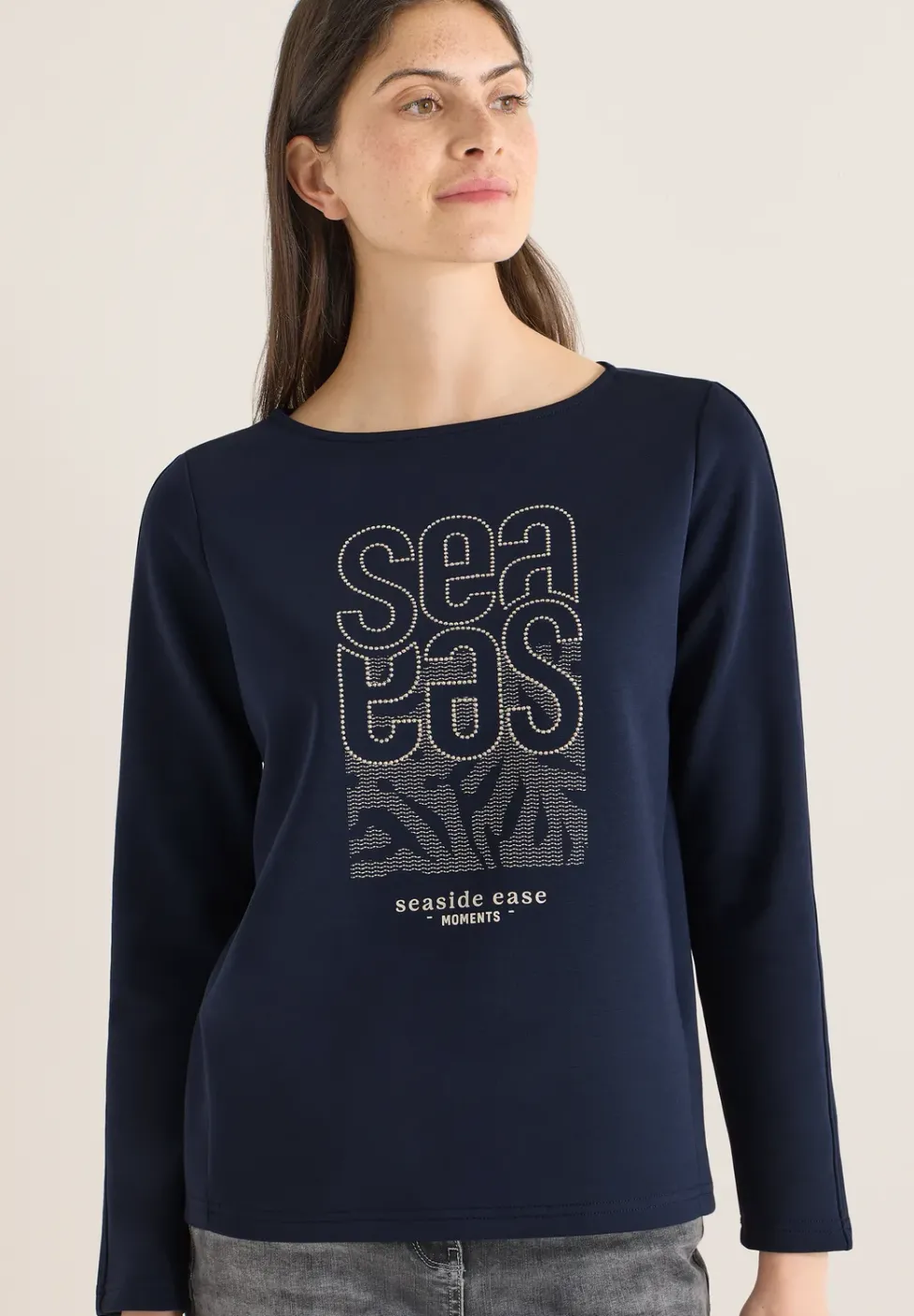 Silk-Touch Stickerei Shirt