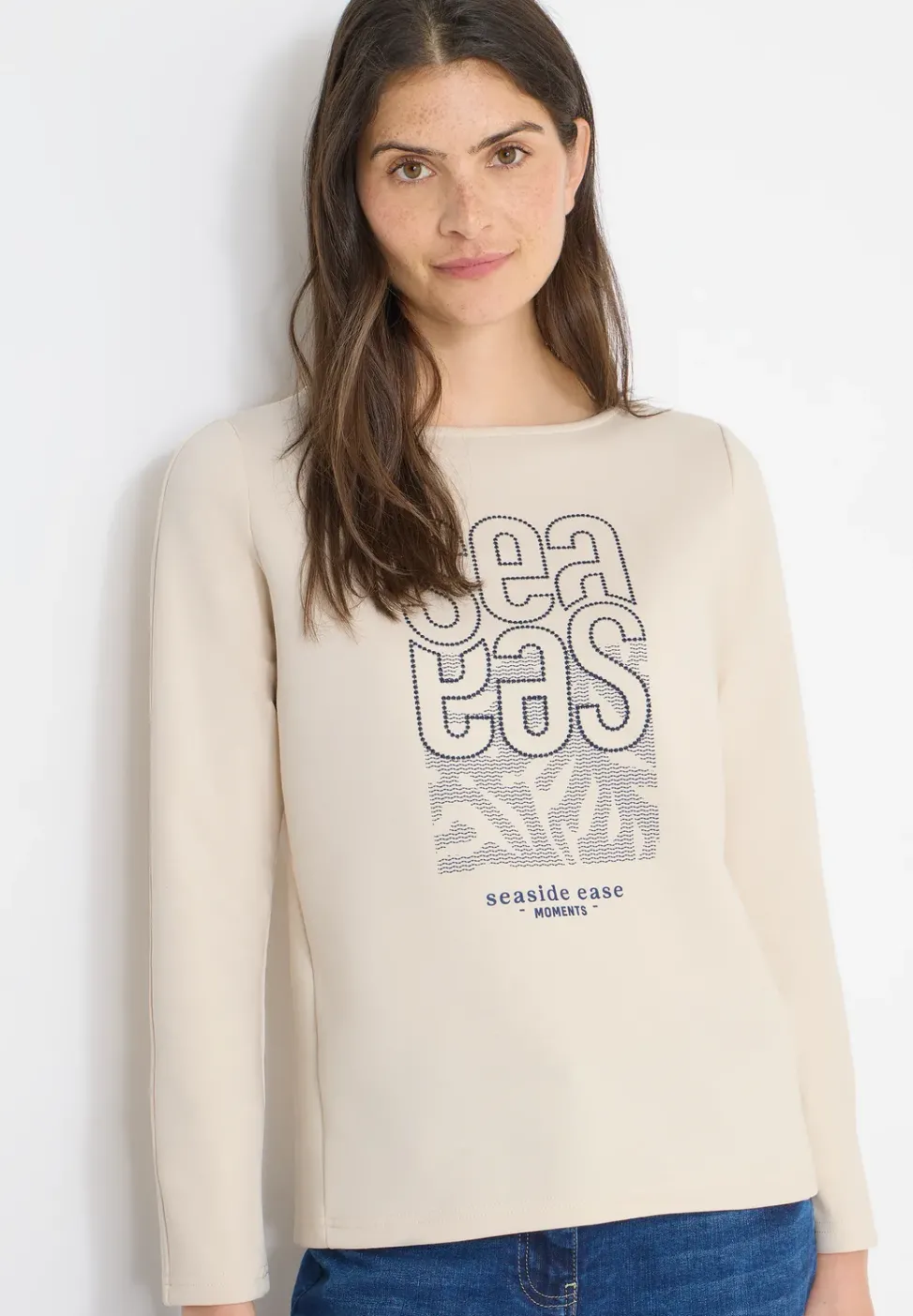 Silk-Touch Stickerei Shirt