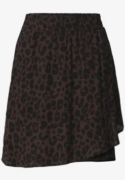 Skort mit Volants und Print