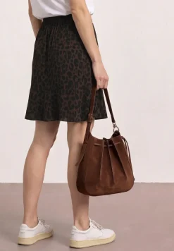 Skort mit Volants und Print