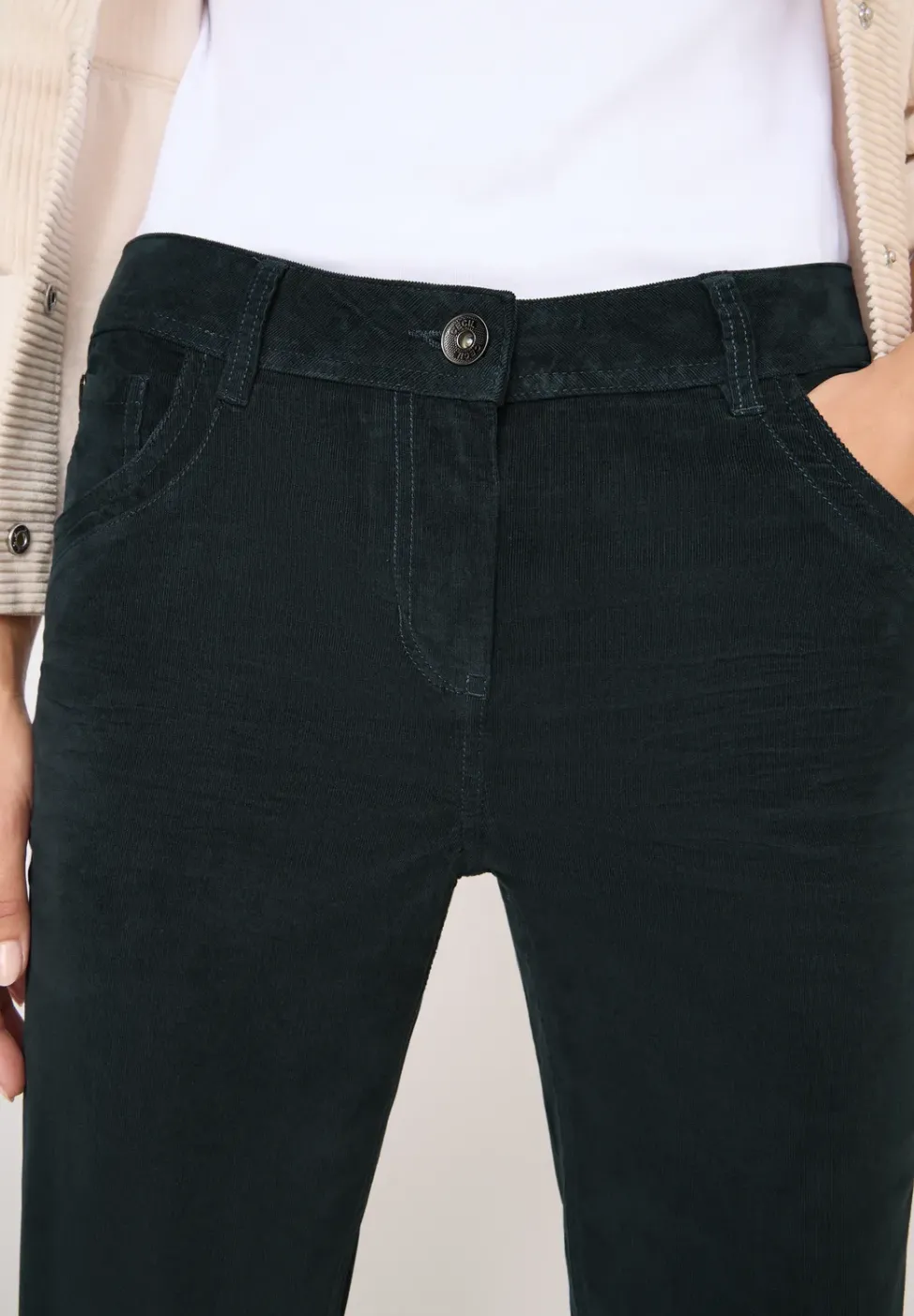 Slim Fit Cordhose