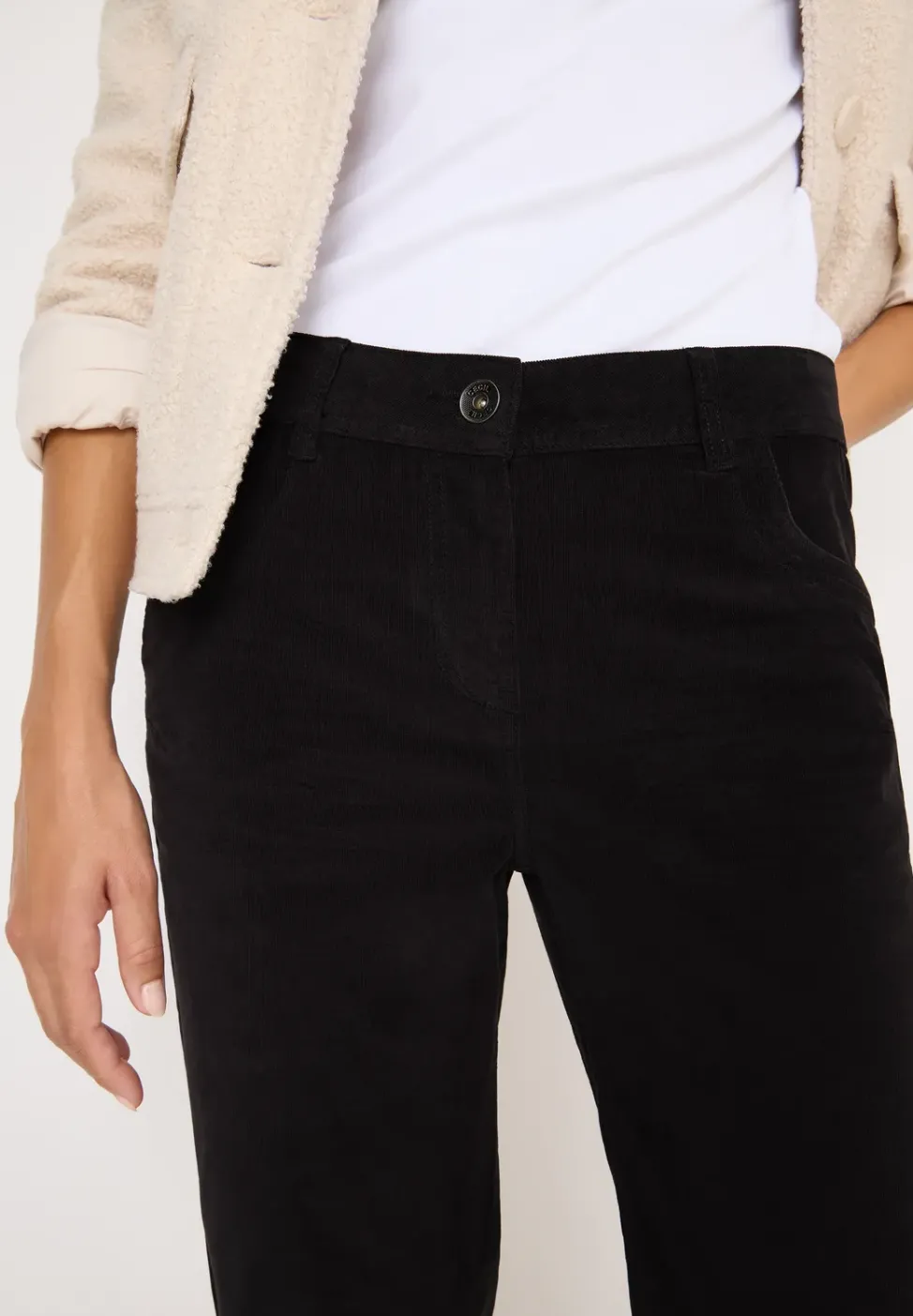 Slim Fit Cordhose